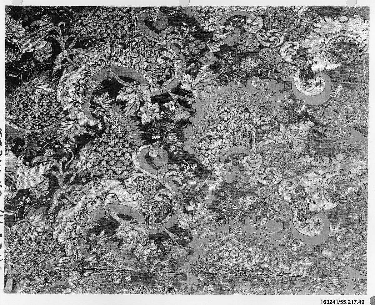 Piece, Silk and metal thread, Italian, Venice