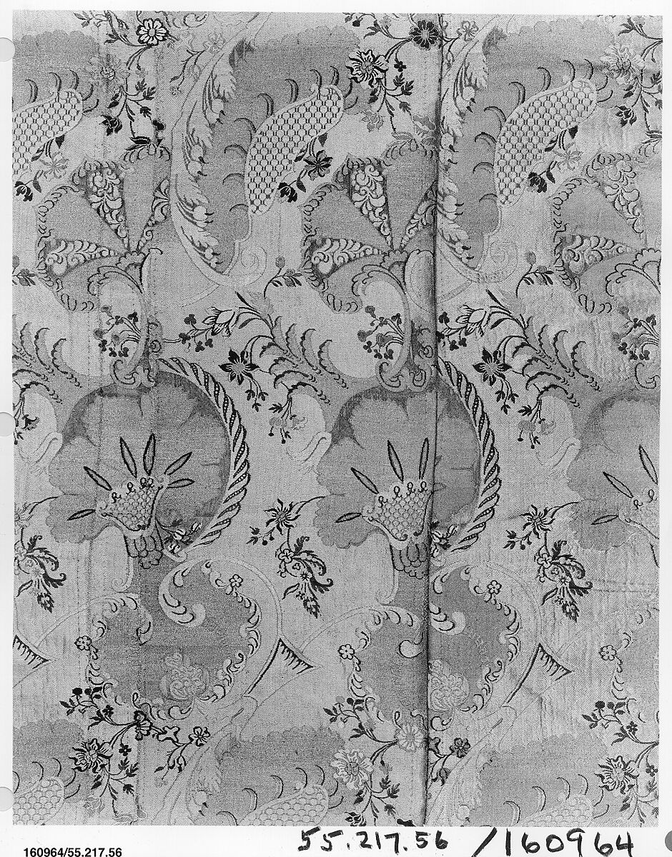 Piece, Silk and metal thread, Italian, Venice