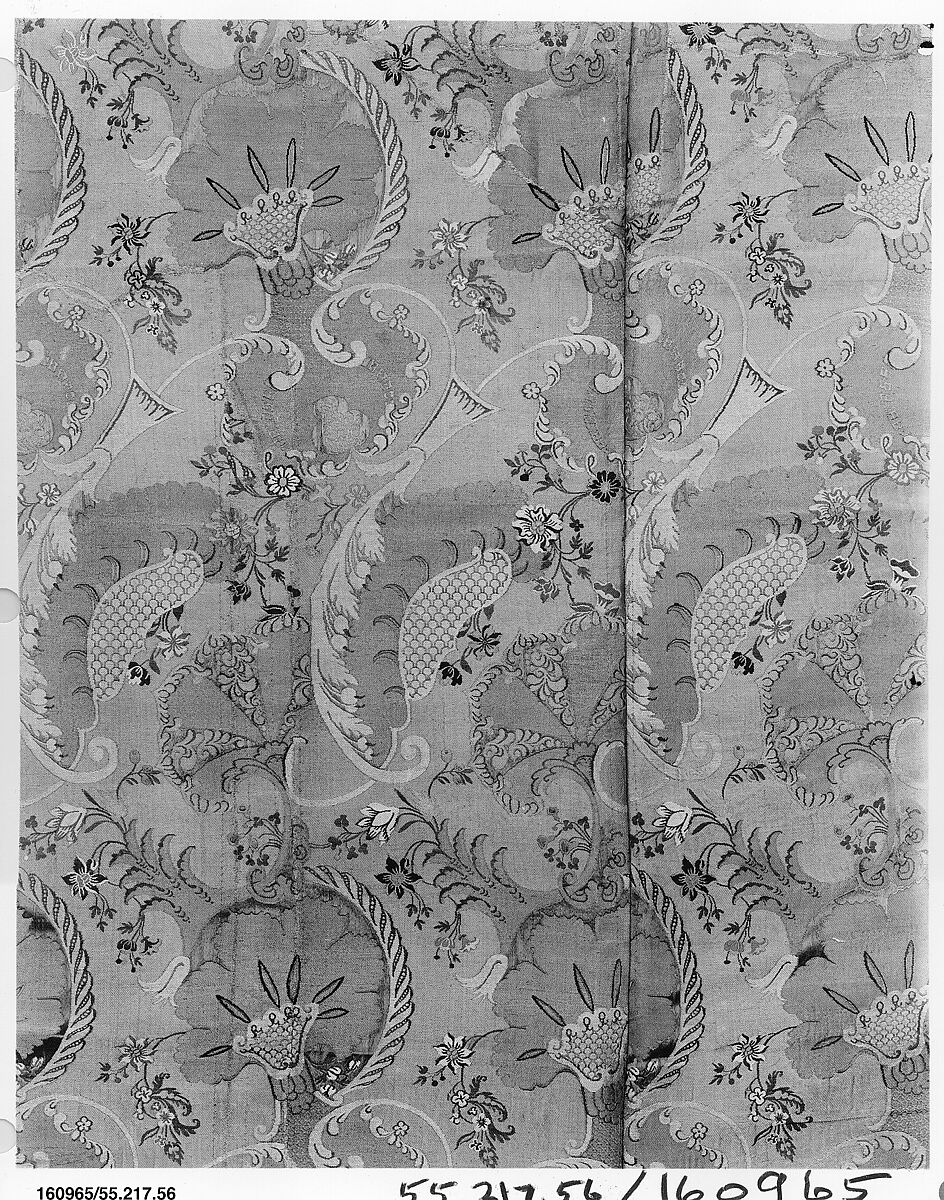 Piece, Silk and metal thread, Italian, Venice 