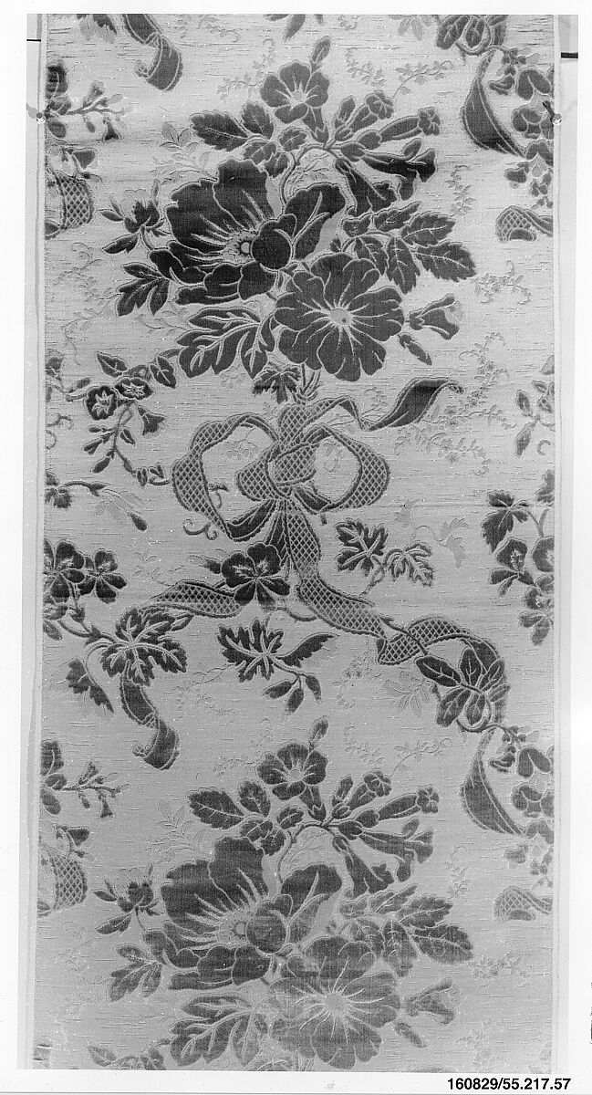 Piece, Silk and metal thread, French, Lyons 