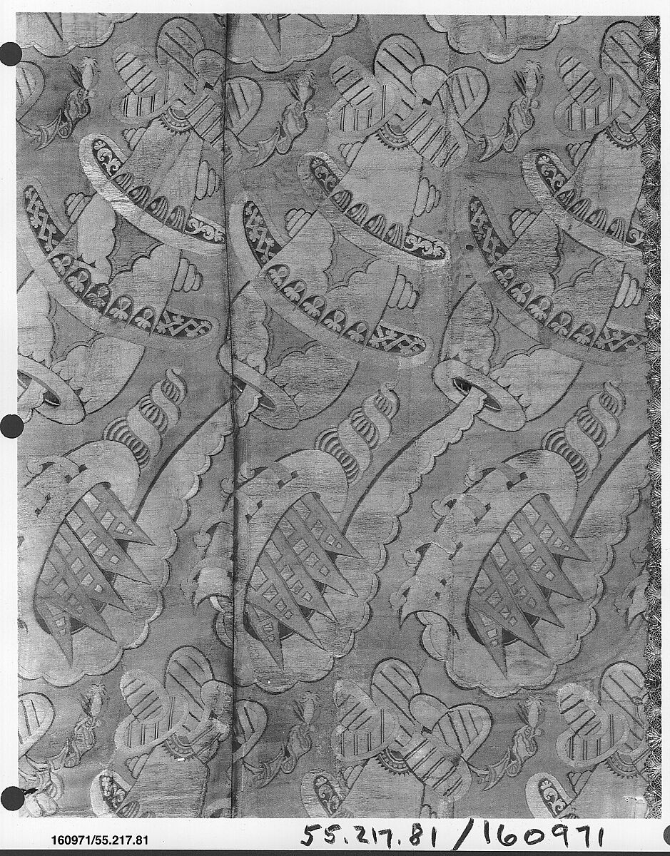 Piece, Silk and metal thread, Italian, Venice