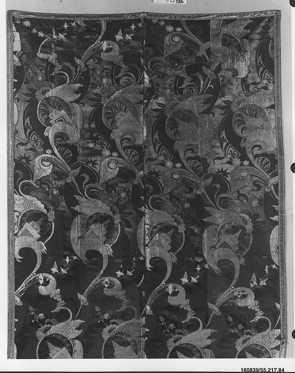 Piece, Silk and metal thread, Italian, Venice