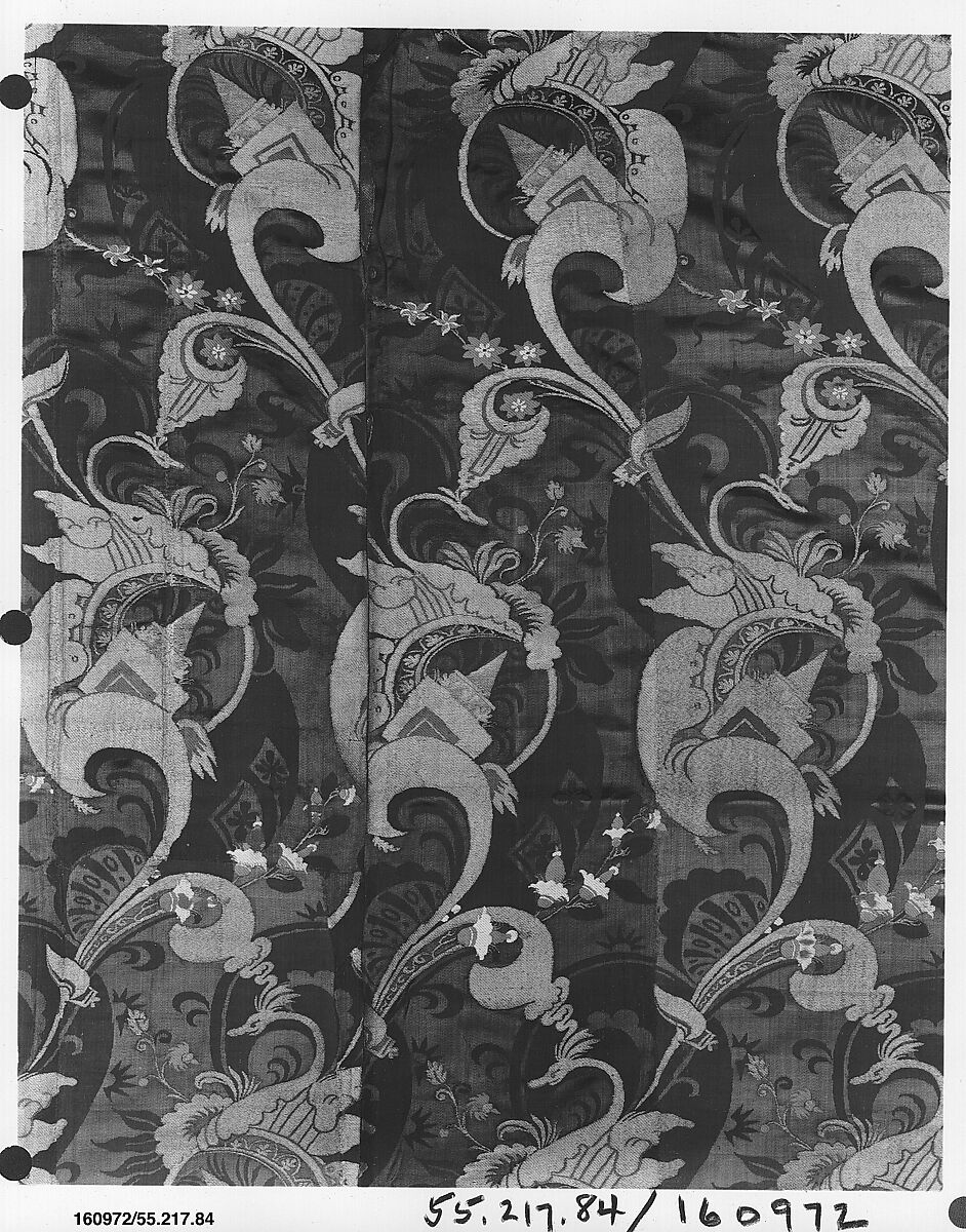Piece, Silk and metal thread, Italian, Venice