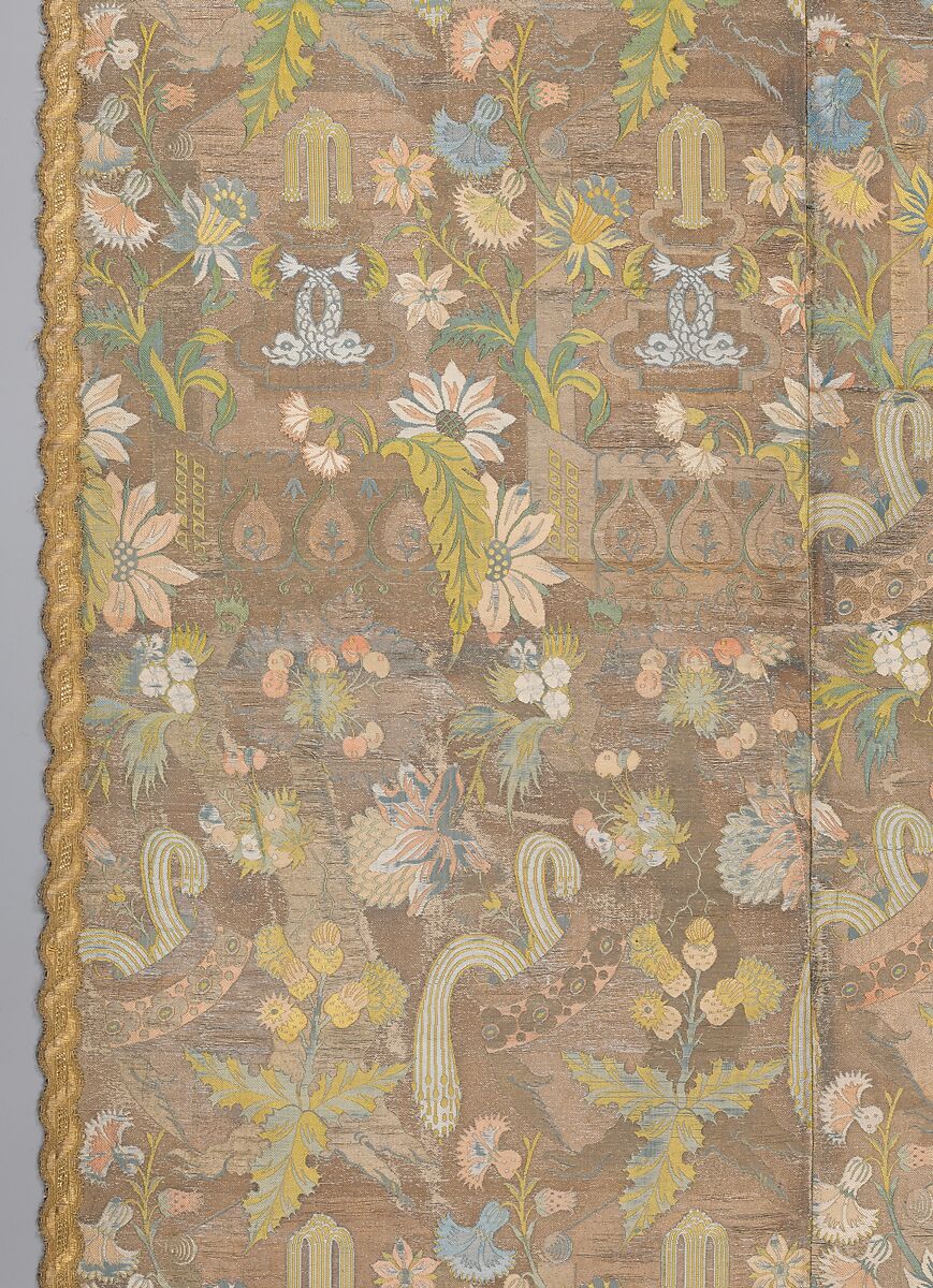 Piece, Silk and metal thread, Italian, Venice