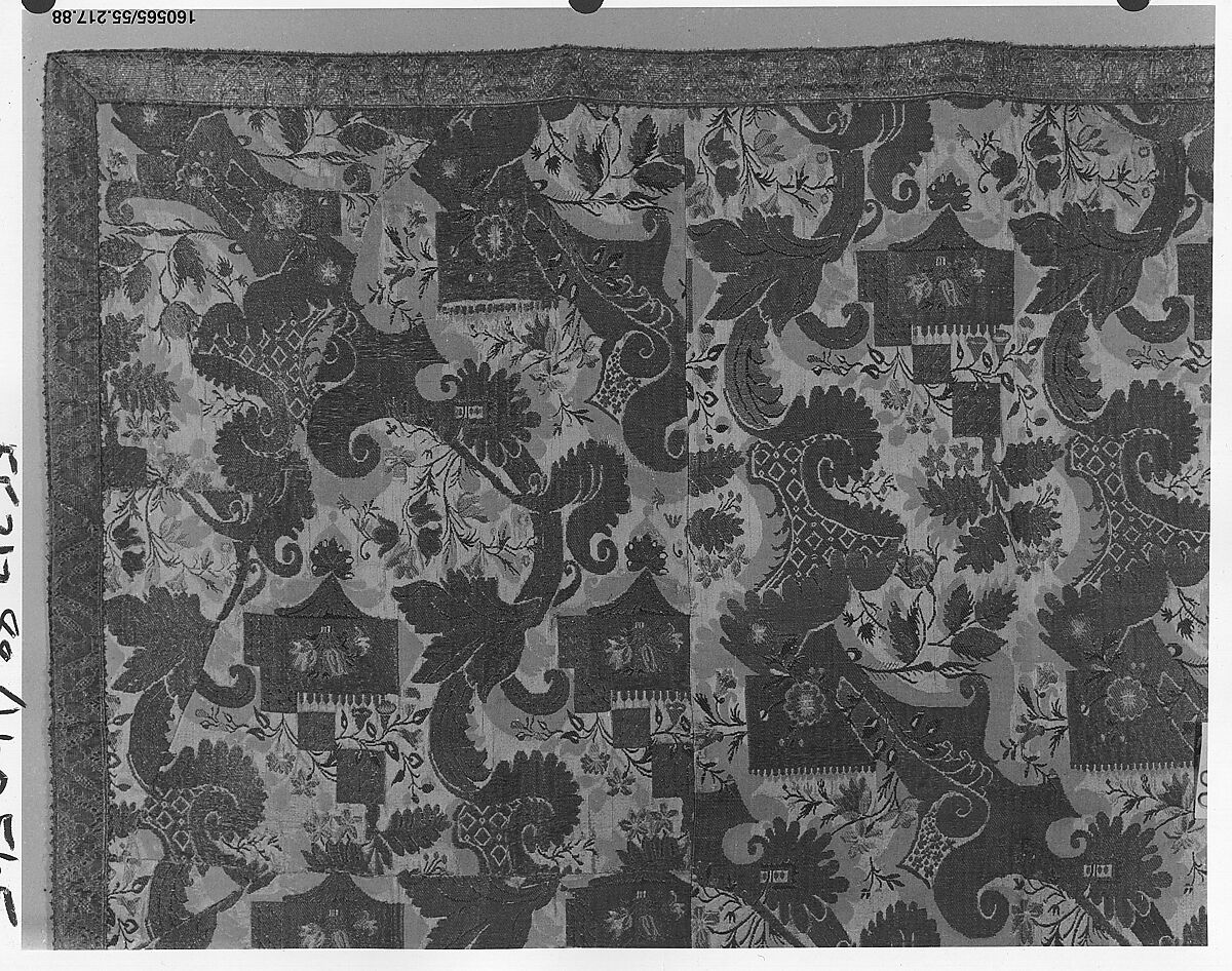 Piece, Silk and metal thread, Italian, Venice 