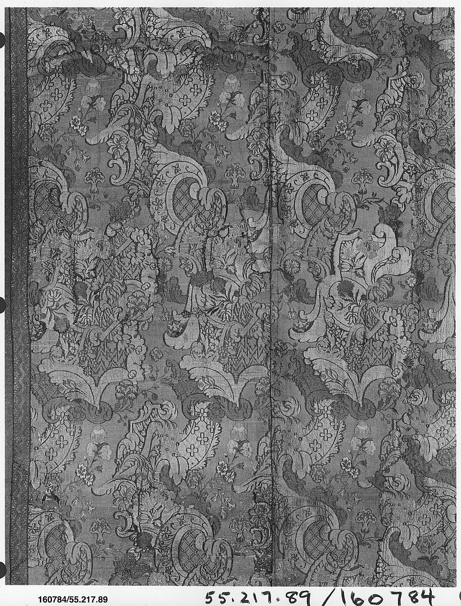 Piece, Silk and metal thread, Italian, Venice