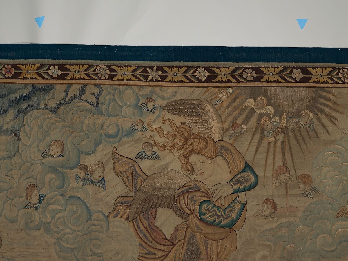 Gluttony from a set of The Seven Deadly Sins, Pieter Coecke van Aelst (Netherlandish, Aelst 1502–1550 Brussels), Wool, silk, silver-gilt thread
19-23 warps per inch, 8-10 per cm., Netherlandish, probably Brussels