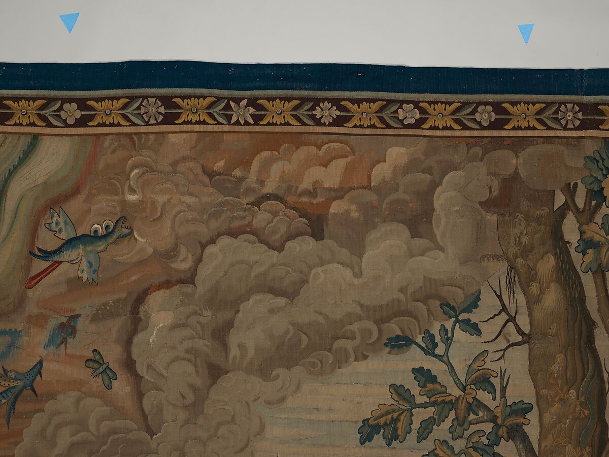 Gluttony from a set of The Seven Deadly Sins, Pieter Coecke van Aelst (Netherlandish, Aelst 1502–1550 Brussels), Wool, silk, silver-gilt thread
19-23 warps per inch, 8-10 per cm., Netherlandish, probably Brussels