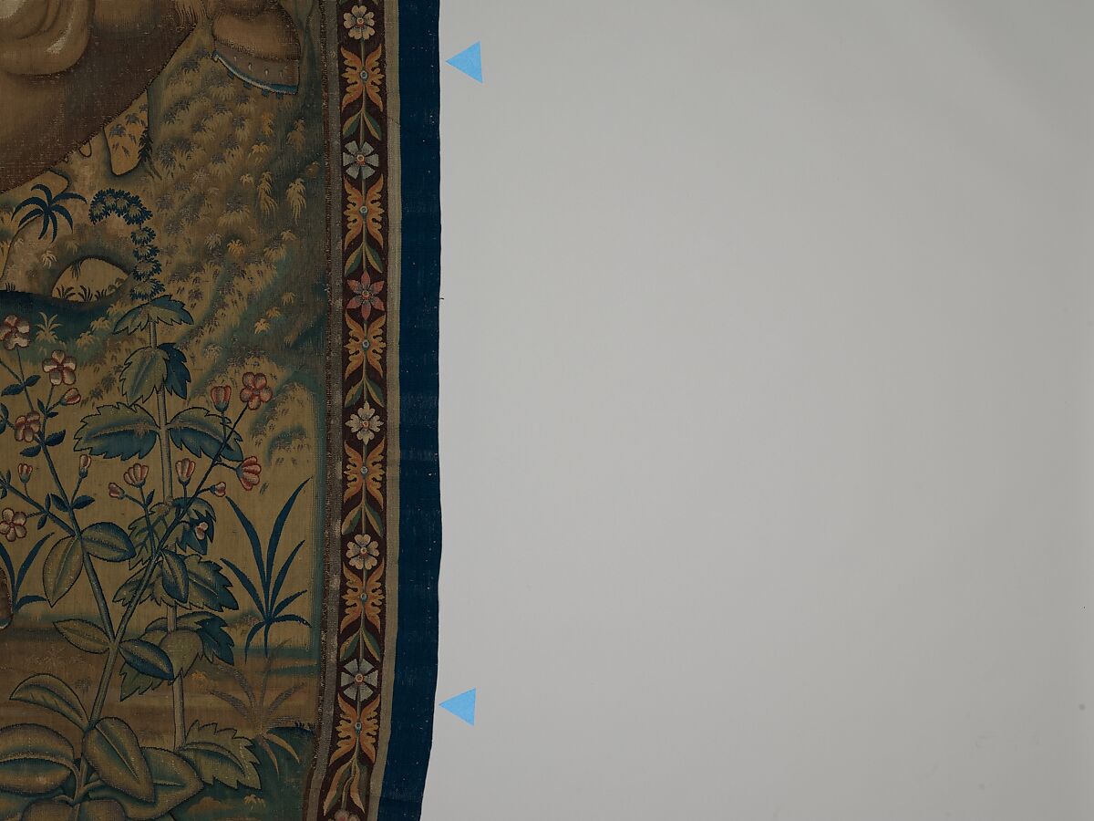 Gluttony from a set of The Seven Deadly Sins, Pieter Coecke van Aelst (Netherlandish, Aelst 1502–1550 Brussels), Wool, silk, silver-gilt thread
19-23 warps per inch, 8-10 per cm., Netherlandish, probably Brussels