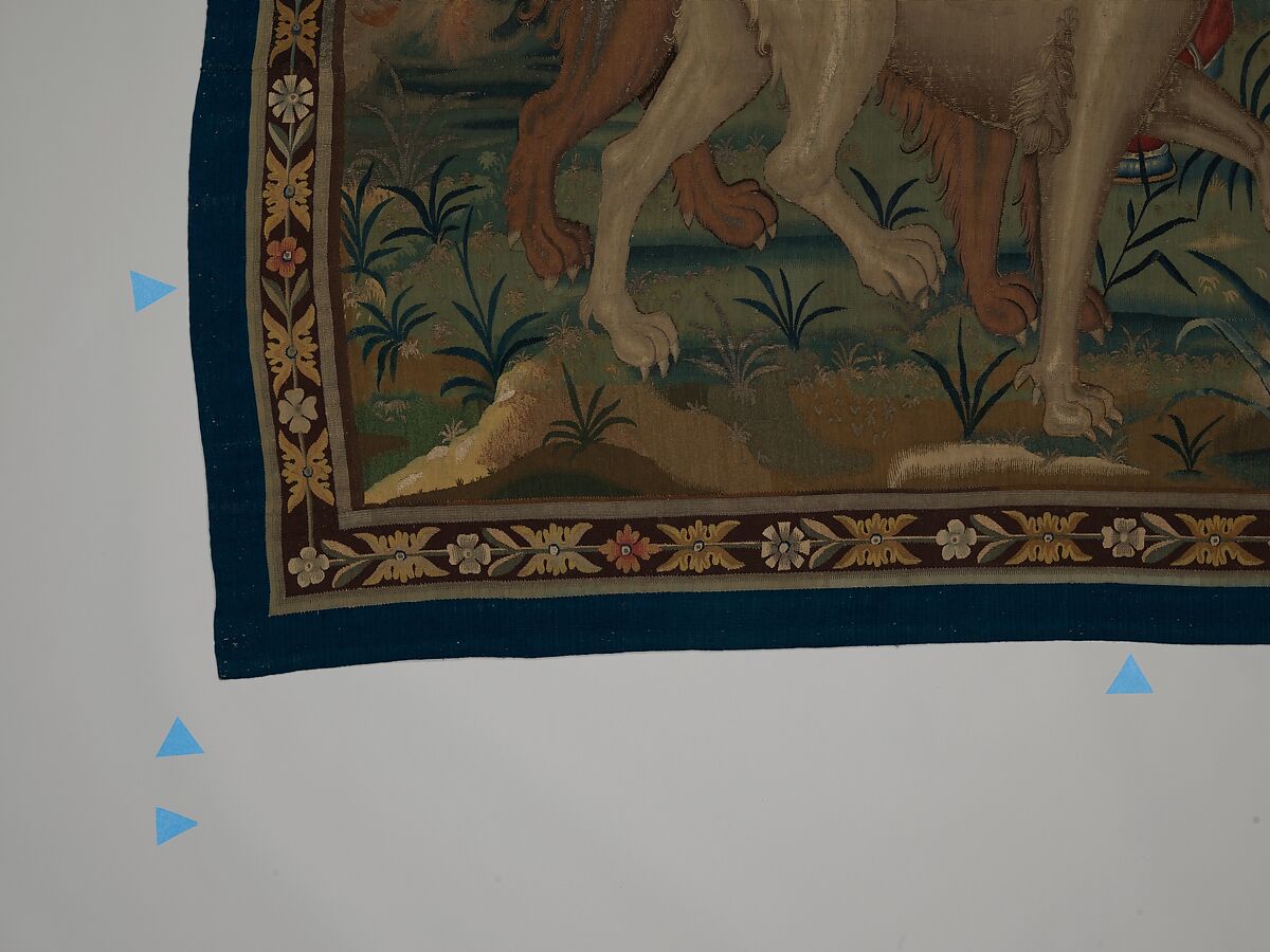 Gluttony from a set of The Seven Deadly Sins, Pieter Coecke van Aelst (Netherlandish, Aelst 1502–1550 Brussels), Wool, silk, silver-gilt thread
19-23 warps per inch, 8-10 per cm., Netherlandish, probably Brussels