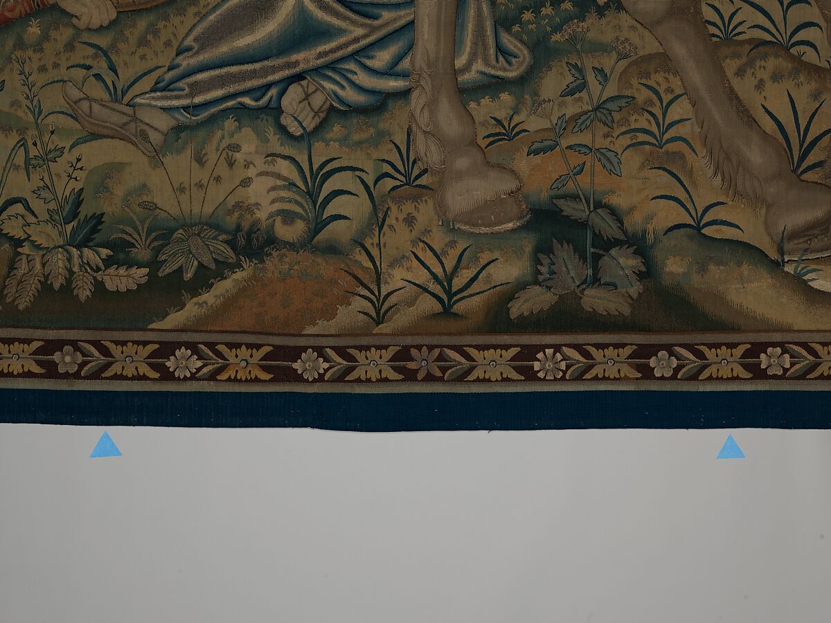 Gluttony from a set of The Seven Deadly Sins, Pieter Coecke van Aelst (Netherlandish, Aelst 1502–1550 Brussels), Wool, silk, silver-gilt thread
19-23 warps per inch, 8-10 per cm., Netherlandish, probably Brussels