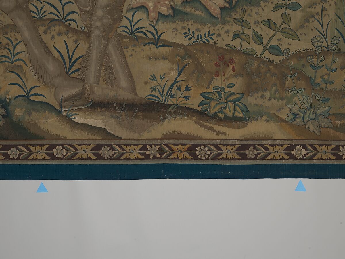 Gluttony from a set of The Seven Deadly Sins, Pieter Coecke van Aelst (Netherlandish, Aelst 1502–1550 Brussels), Wool, silk, silver-gilt thread
19-23 warps per inch, 8-10 per cm., Netherlandish, probably Brussels