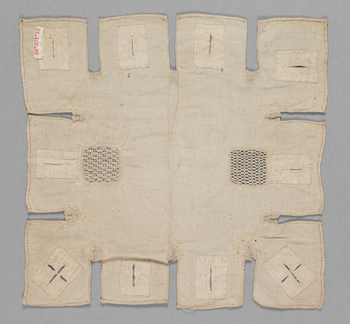 Sampler, Cotton on linen, German or British