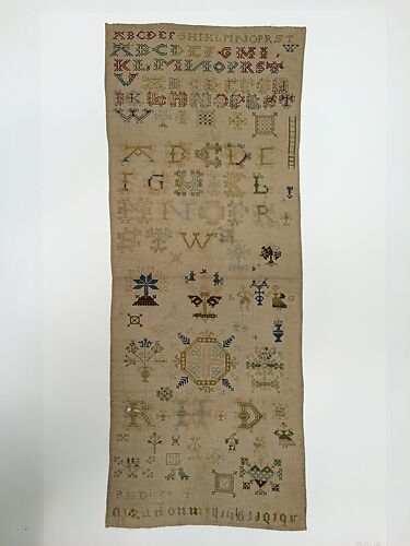Embroidered sampler
