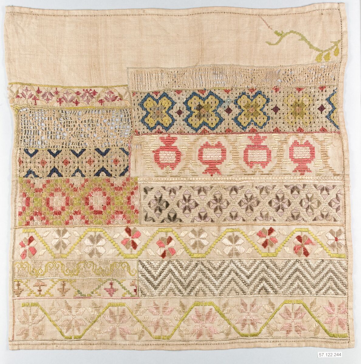 Sampler, Linen, Mexican 