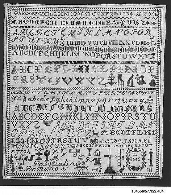 Sampler | Italian | The Metropolitan Museum of Art