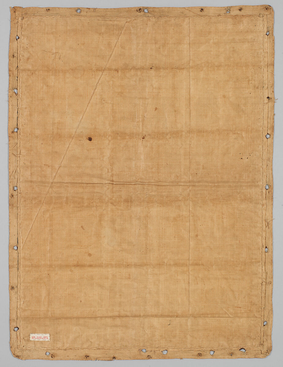 Sampler, Silk on wool canvas, British