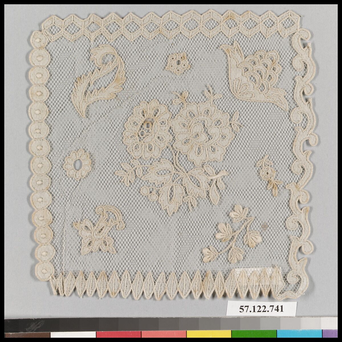 Sampler, Cutwork, German