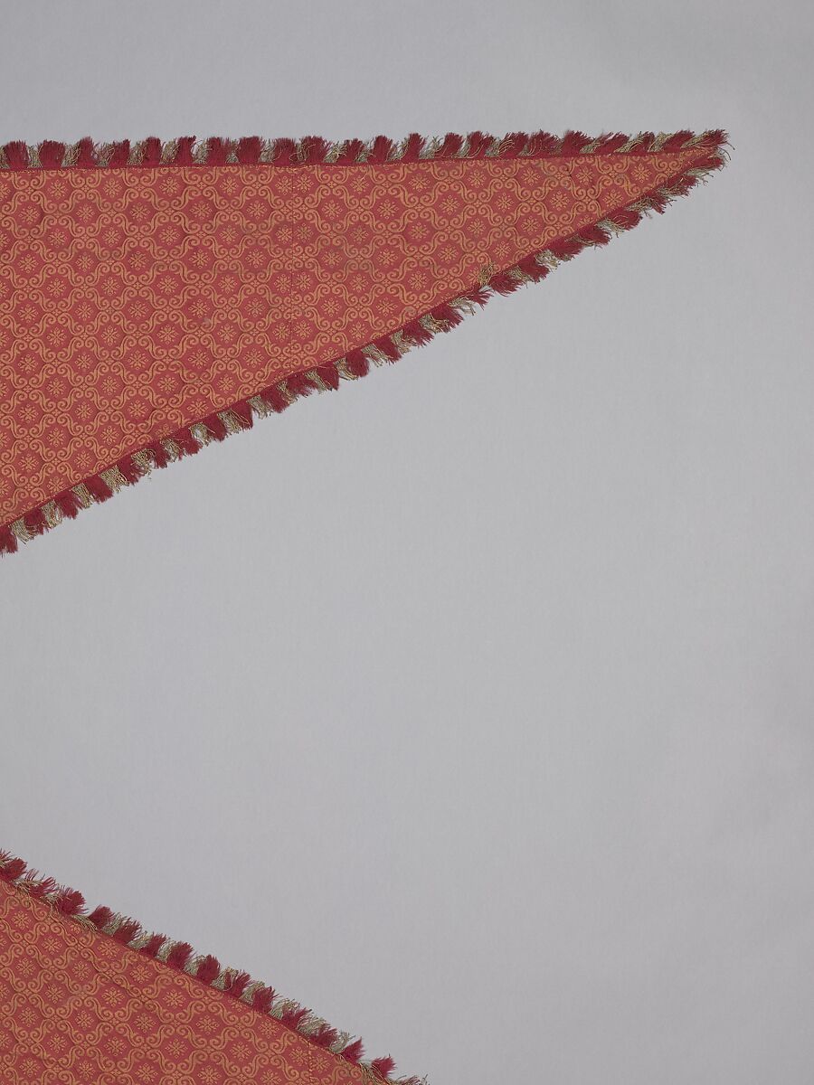 Banner, Silk and metal thread, Spanish