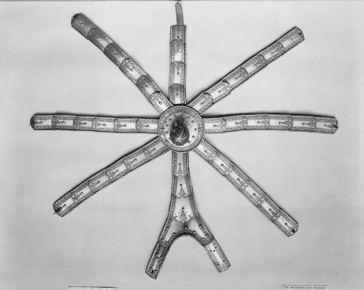 Armor for Man and Horse Presumably Made for Baron Pankraz von Freyberg (1508–1565), Wolfgang Grosschedel (German, Landshut, active ca. 1517–62), Steel; leather, copper alloy, textile, German, Landshut