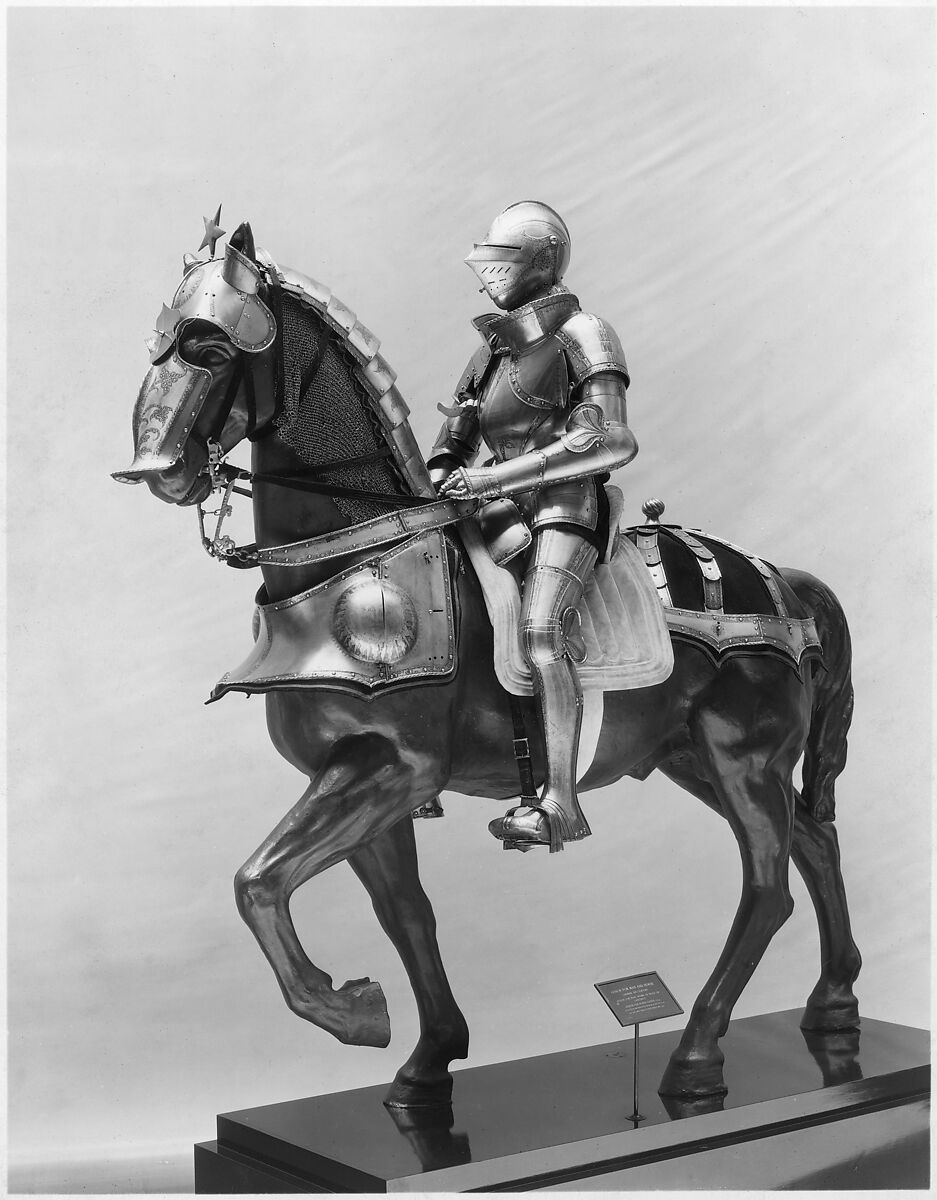 Armor for Man and Horse Presumably Made for Baron Pankraz von Freyberg (1508–1565)