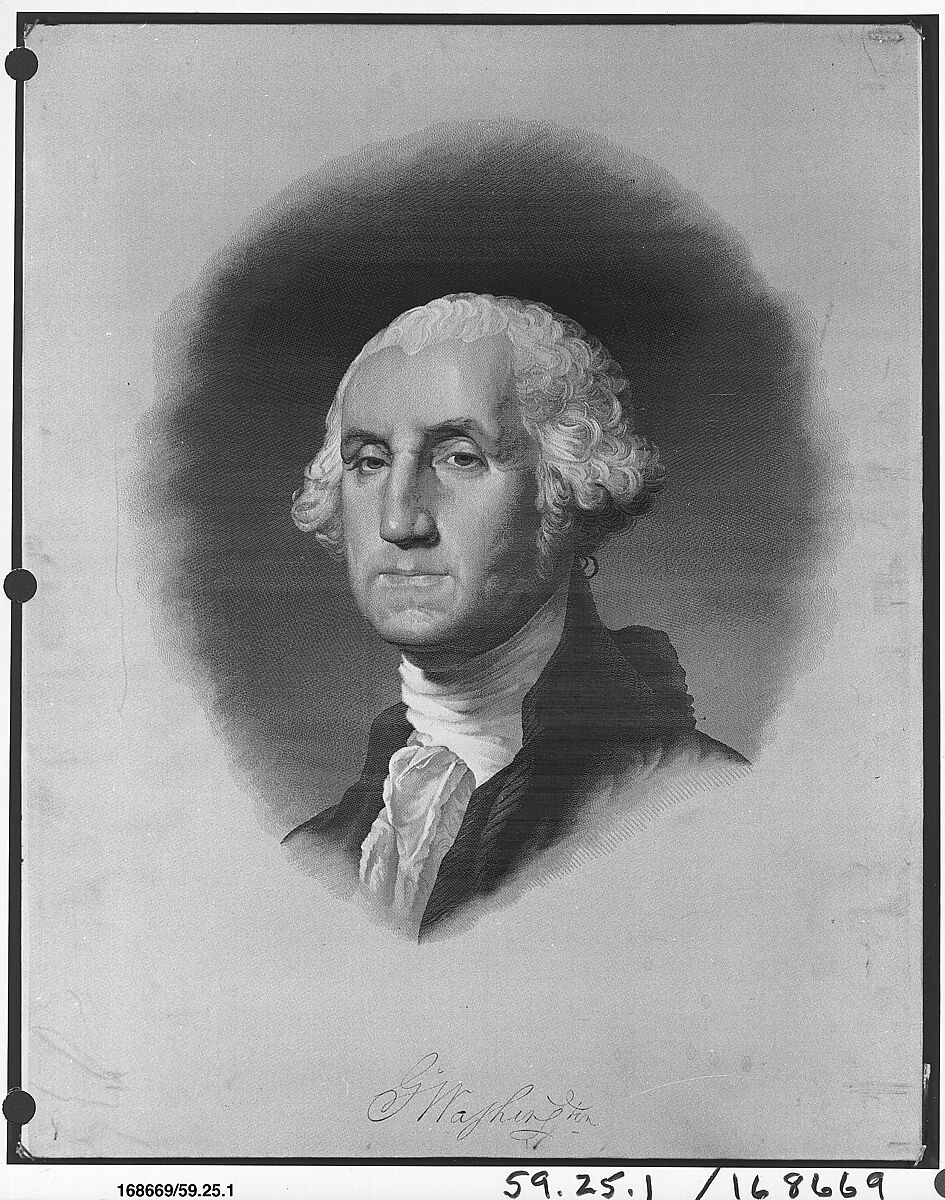 President George Washington, Mathevon et Bouvard, Silk, French, Lyons 