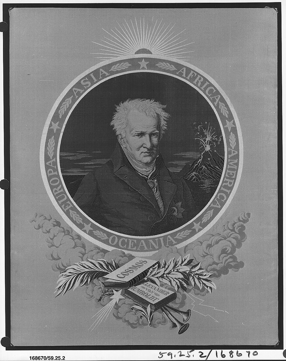 Alexander von Humboldt (1769–1859), Nicolas Romain (1808–1858), Silk, French, Lyons 