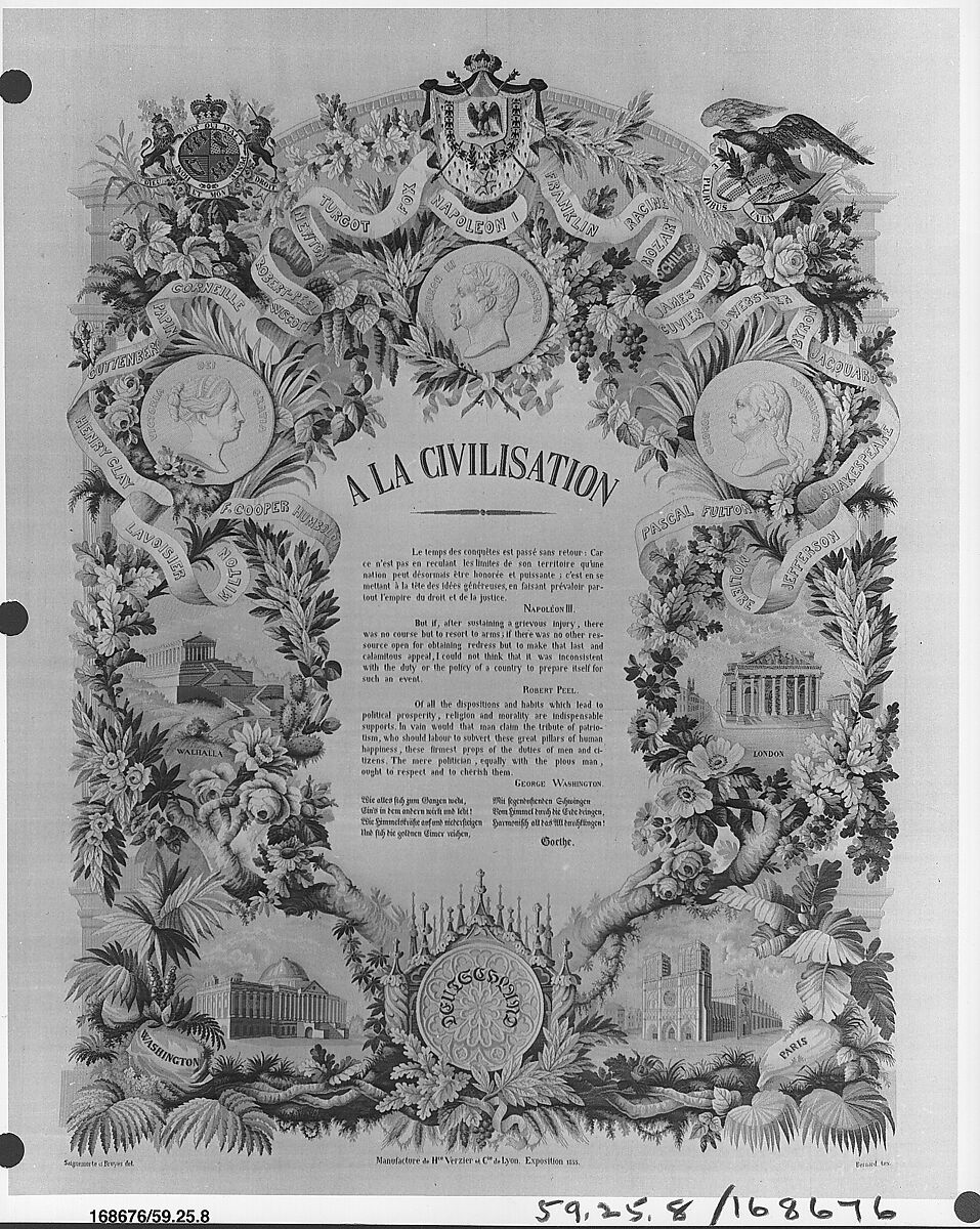 Panel, Horace Verzier et Cie, Silk, French, Lyons 