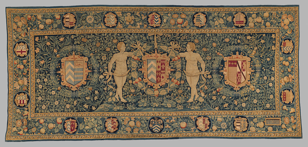 The Lewknor Table Carpet, Wool and silk, Netherlandish, probably Enghien 