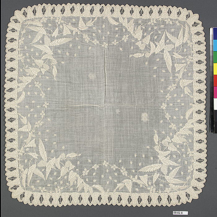 Handkerchief, Linen, French 