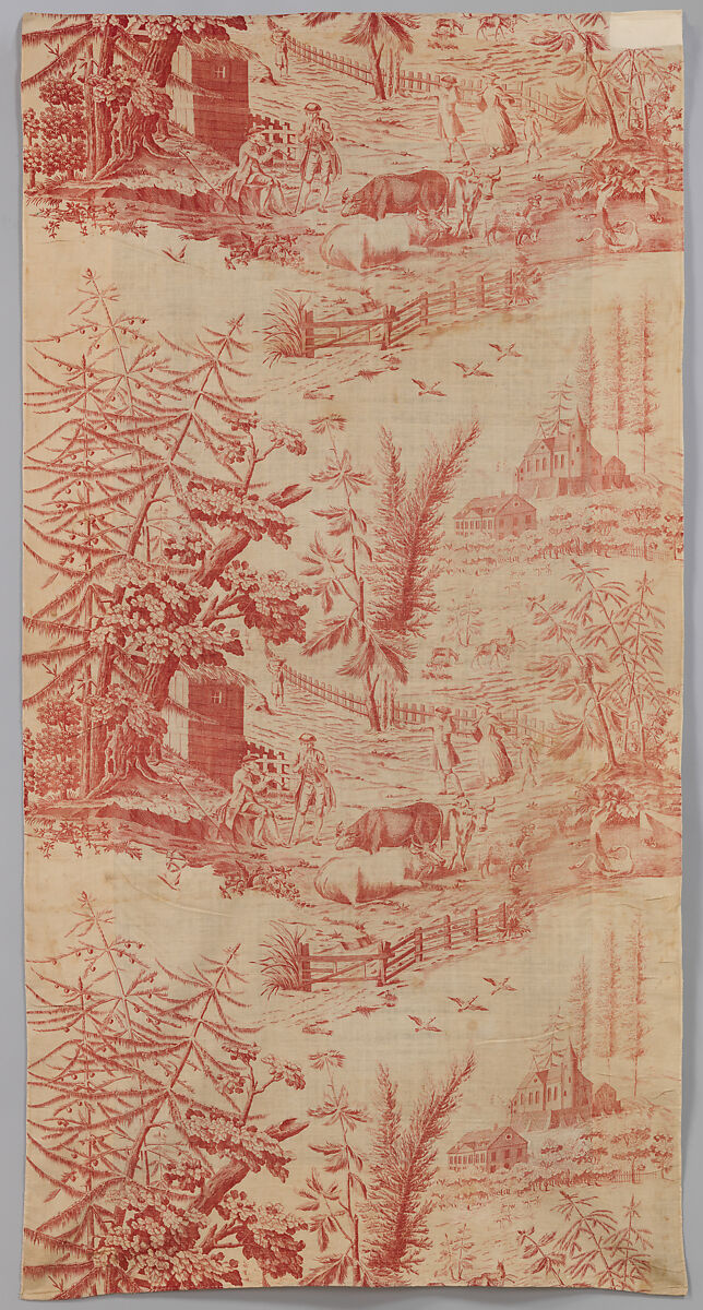 Piece, Bromley Hall Printworks (Middlesex, England, 1694–1823), Cotton and linen, British, London 