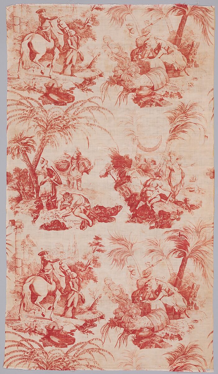 Panel, Cotton and linen, British 