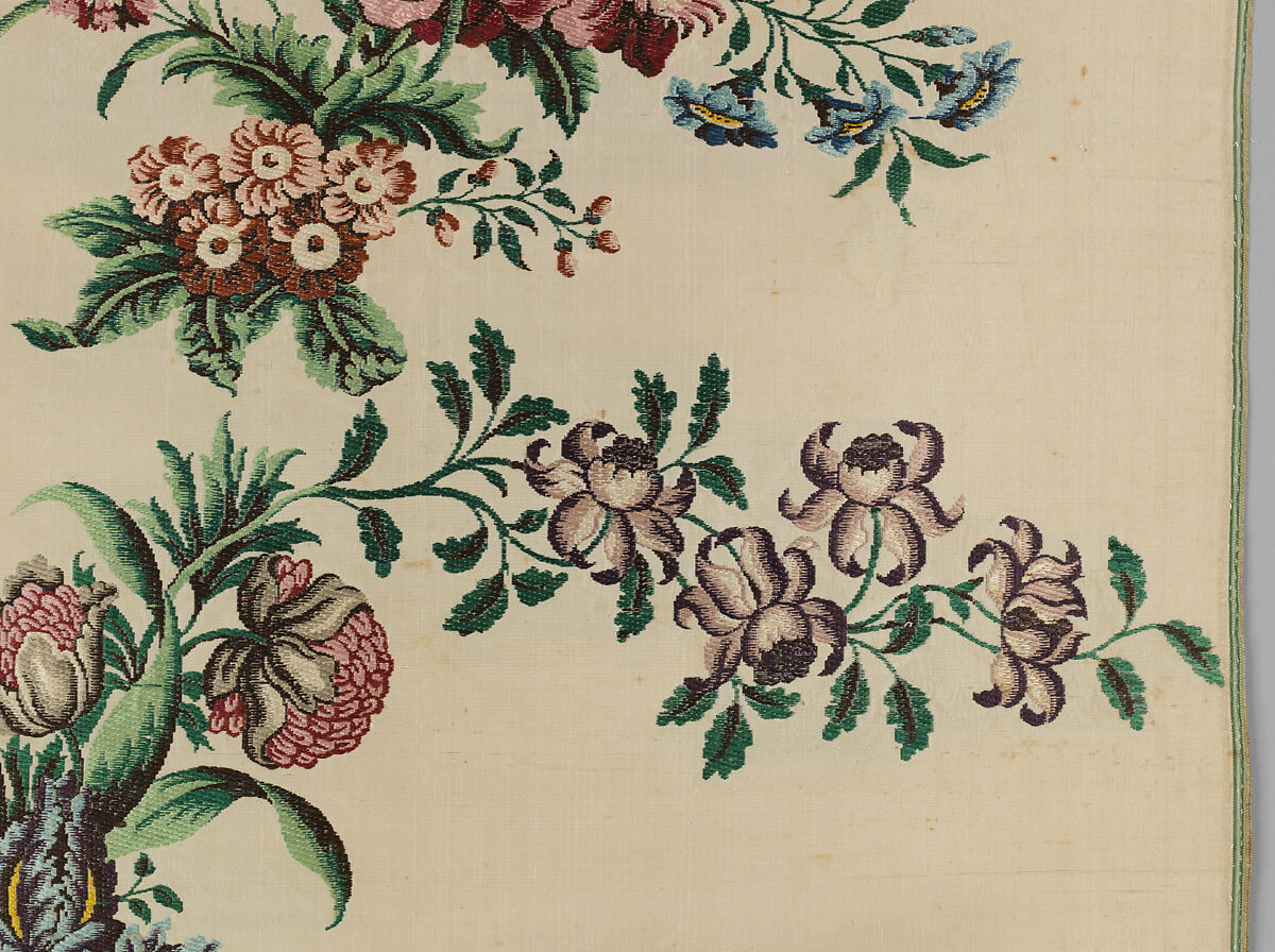 Panel, Silk, British, London, Spitalfields