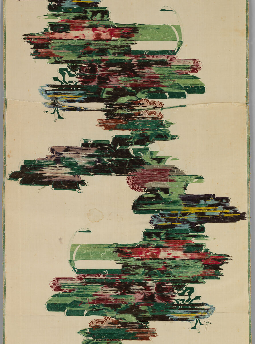 Panel, Silk, British, London, Spitalfields