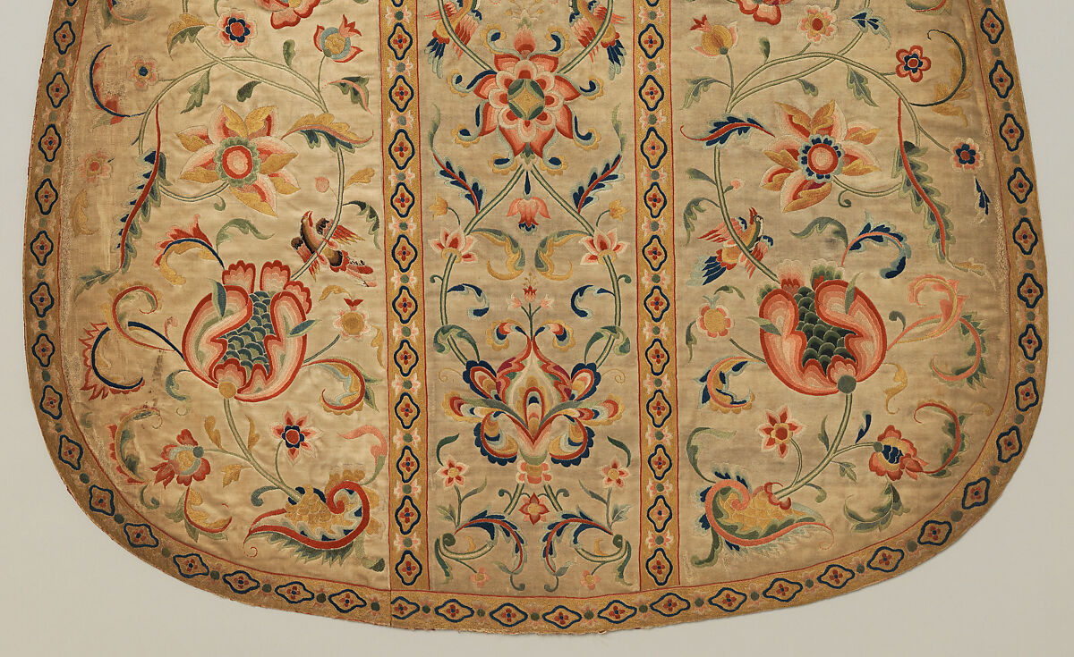 Chasuble, Silk, Chinese, for European market