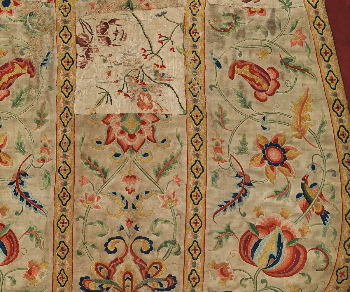 Chasuble, Silk, Chinese, for European market