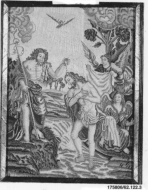 Baptism of Christ, Wool and silk, German