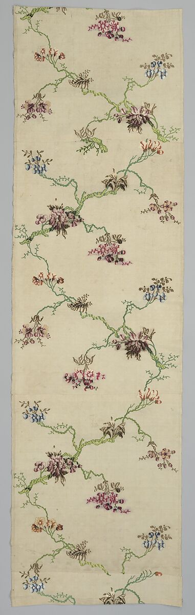 Length, Anna Maria Garthwaite (British, 1690–1763), Silk, British, London, Spitalfields 