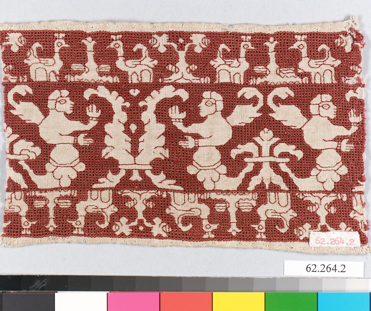 Band, Drawnwork, punto à rammendo, punto scritto, linen and silk, Italian