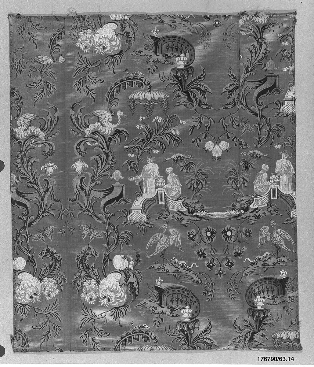 Panel, Silk, French 