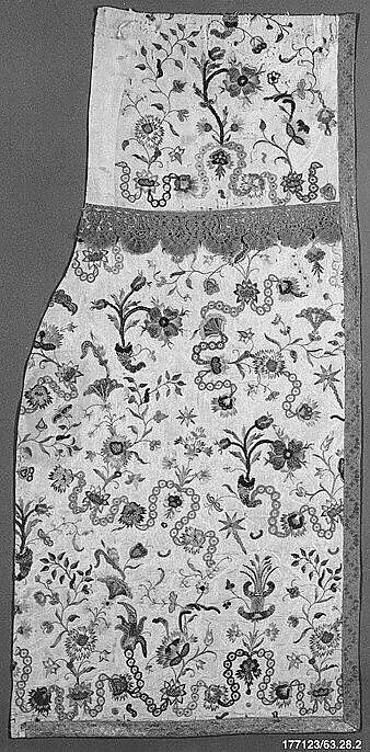 Panels (2), Silk and metal thread, Spanish