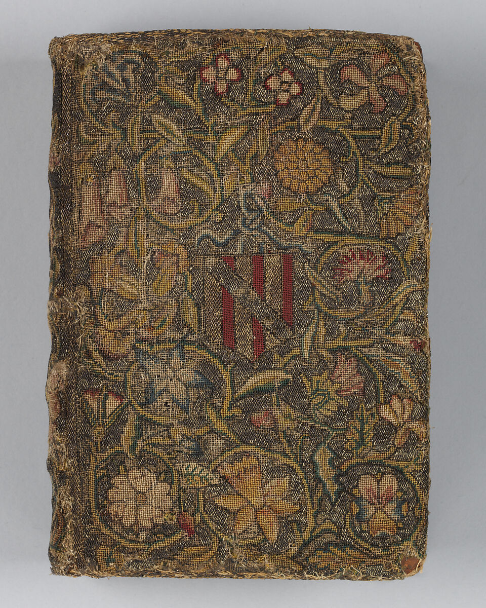The Bible, Printed by Robert Barker  , London, 1602, Silk and metal thread on canvas, British