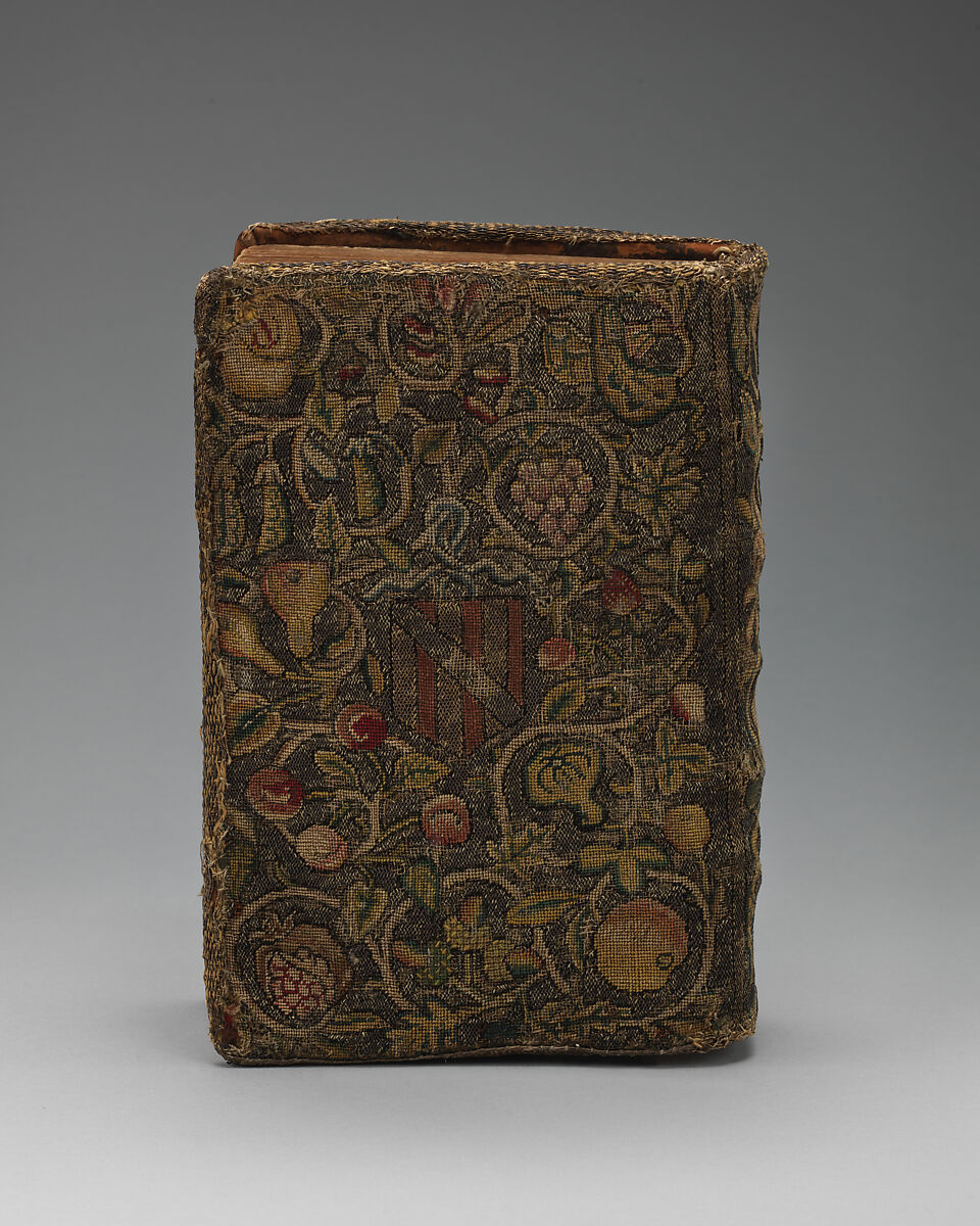 The Bible, Printed by Robert Barker  , London, 1602, Silk and metal thread on canvas, British