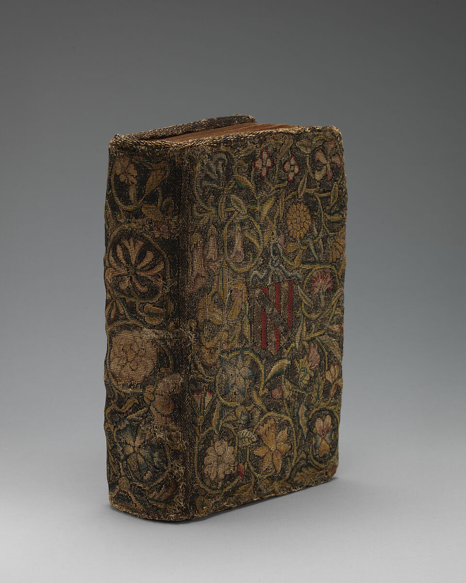 The Bible, Printed by Robert Barker  , London, 1602, Silk and metal thread on canvas, British