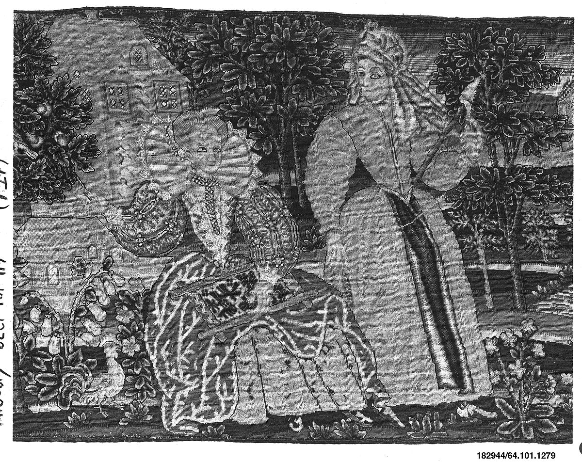 The Story of Philomela (one of two), Silk and wool on canvas, British or French