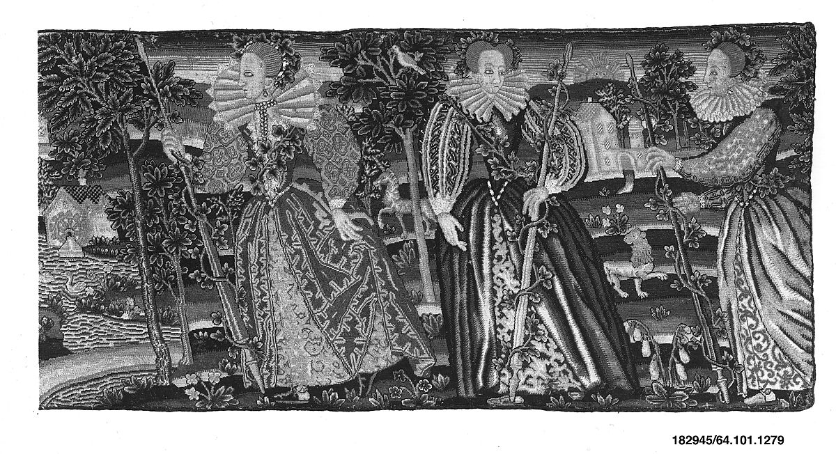 The Story of Philomela (one of two), Silk and wool on canvas, British or French