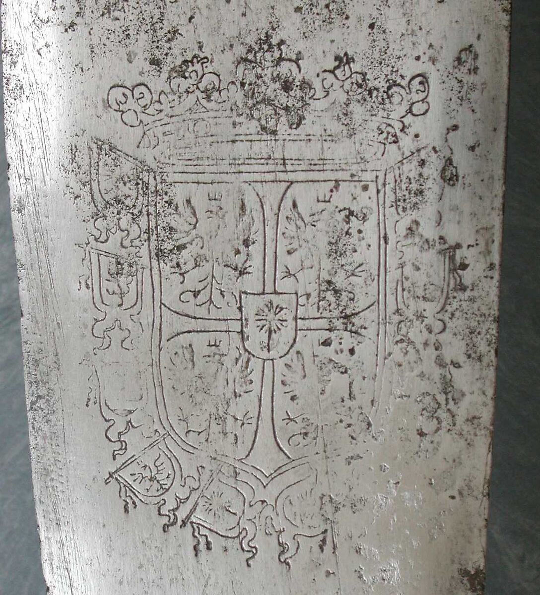 Roncone of the Bodyguard of the Gonzaga Family, Steel, wood, Italian, Venice