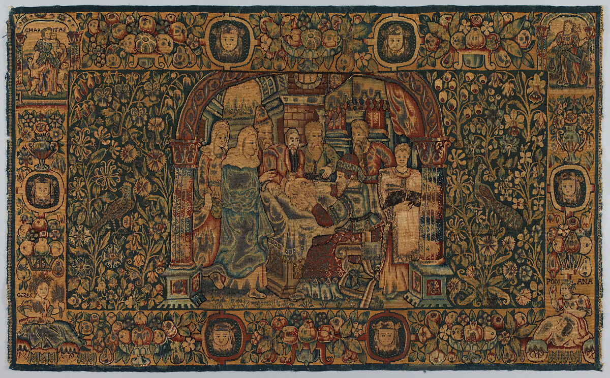 The Circumcision, Attributed to an Anonymous Workshop, British  , London, Wool, silk, silver and silver-gilt thread (20-21 warps per inch, 8 per cm.), British, probably London 