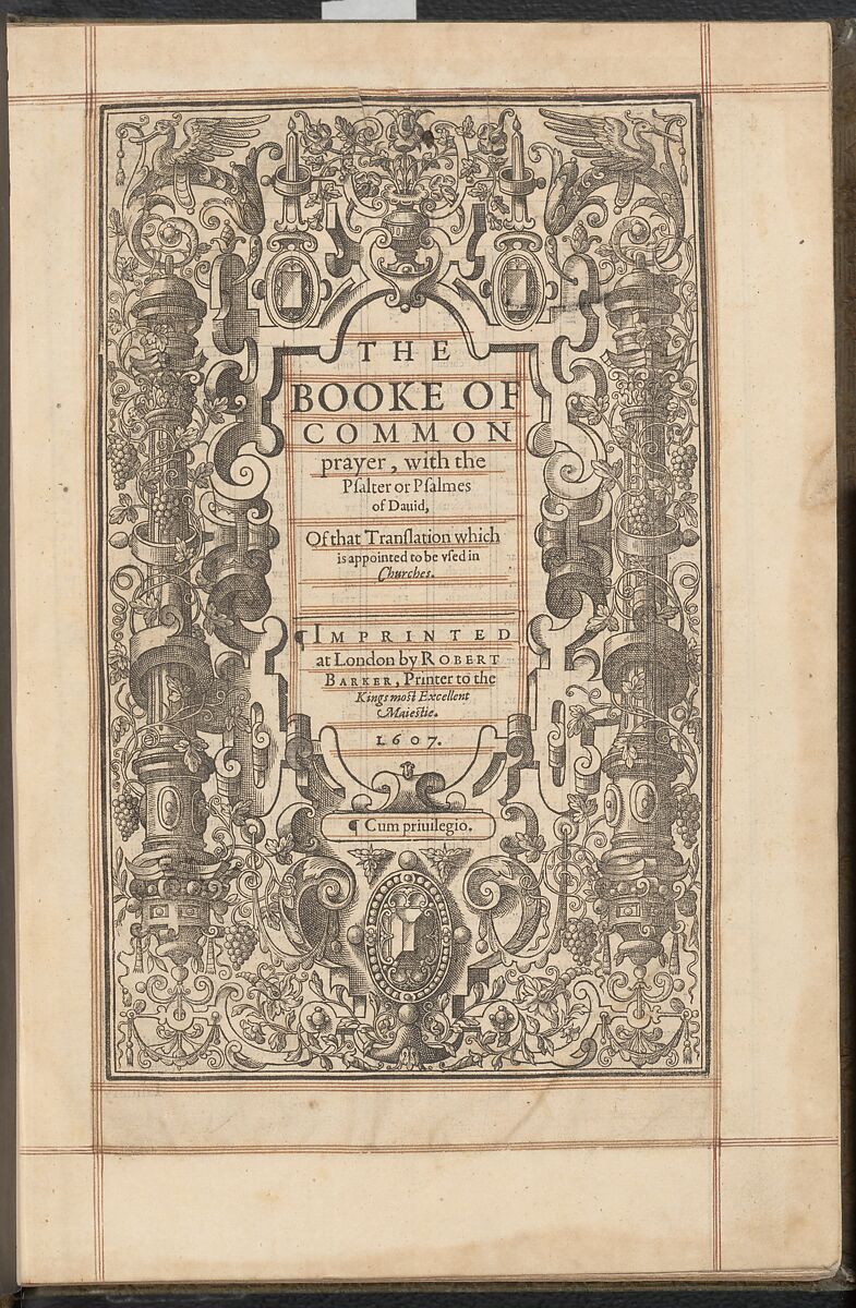 Bible and Book of Common Prayer, Printed by Robert Barker  , London, 1607, Satin worked with silk and metal thread, spangles; long-and-short, split, satin, couching, brick, and knot stitches, British