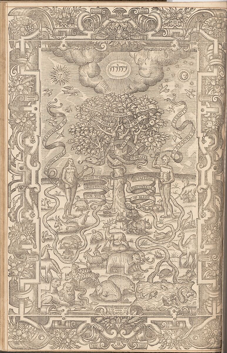 Bible and Book of Common Prayer, Printed by Robert Barker  , London, 1607, Satin worked with silk and metal thread, spangles; long-and-short, split, satin, couching, brick, and knot stitches, British